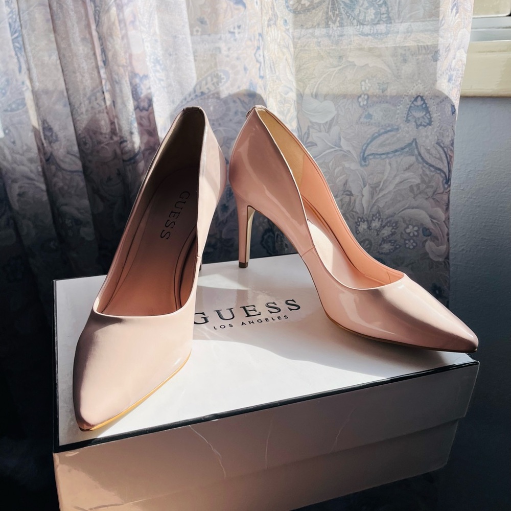 GUESS Women's Pink Stiletto Heels